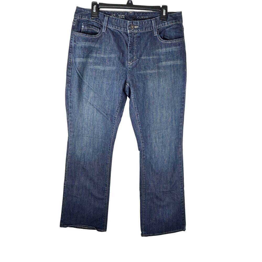 Eddie Bauer Curvy Bootcut Jeans Women’s 12R Medium Wash Stretch Denim 30 Capsule